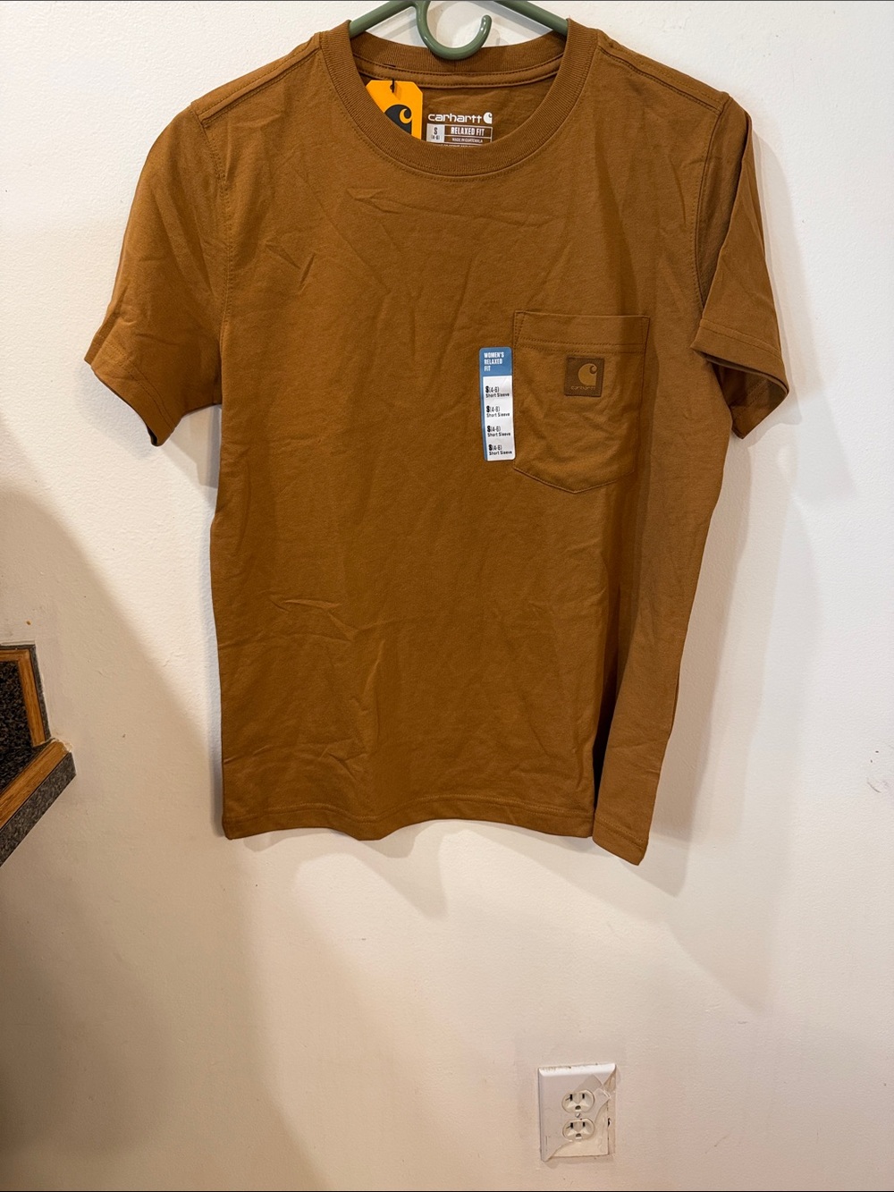 Carhartt Pocket Tee in Brown Duck